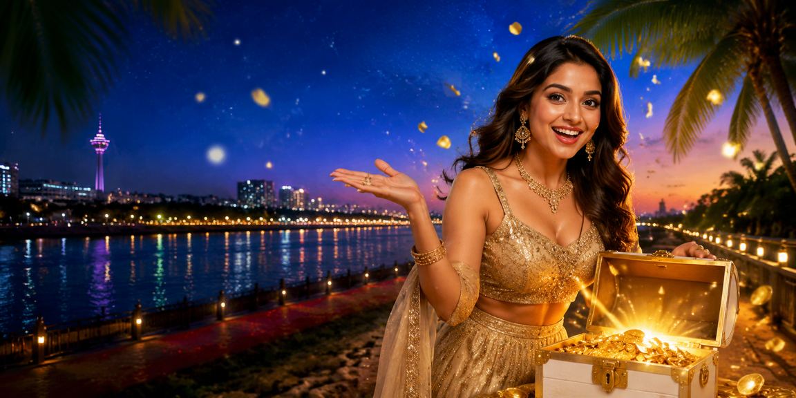 Ahmedabad Riverfront with casino entertainment ambiance